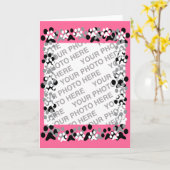 Carte Photo personnalisée pour animal de compagnie (Fleur jaune)