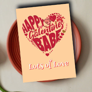 Carte photo personnalisée pour la Saint-Valentin e