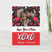 Carte Photo personnalisée Saint Valentin (Devant)