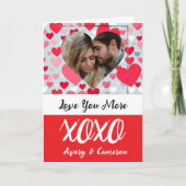 Carte Photo personnalisée Saint Valentin (Devant)