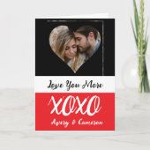 Carte Photo personnalisée Saint Valentin (Devant)