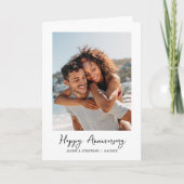 Carte Photo personnalisée Scripty Happy Anniversaire (Devant)