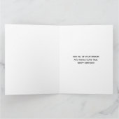 Carte Photo personnalisée triée n'importe quel âge anniv (Intérieur)