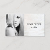 Carte photo photographique du salon de bois blanc (Devant)