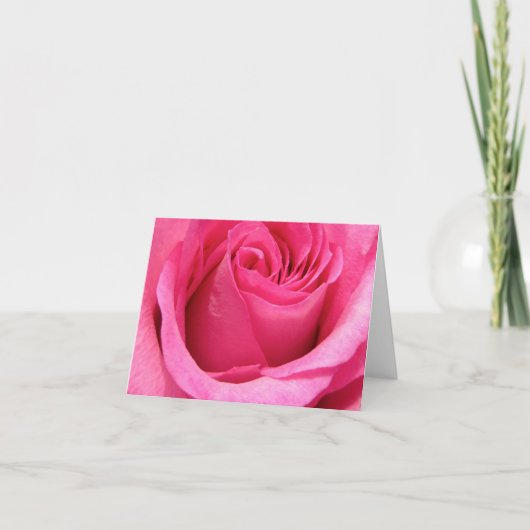 Carte Photo Pink Rose Wedding (Devant)