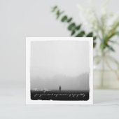 Carte photo plat de Merci de sympathie (Debout devant)