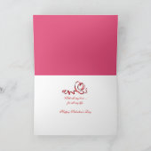 Carte photo pour la Saint Valentin (Intérieur)