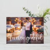 Carte Photo pour toujours gracieuse de mignonne Merci Ma (Debout devant)