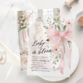 Carte photo pour Vellum Baby shower Invitation