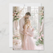 Carte photo pour Vellum Baby shower Invitation (Devant)