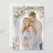 Carte photo pour Vellum Baby shower Invitation (Devant)