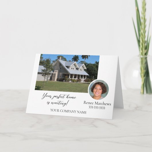 Carte photo professionnelle de votre entreprise (Devant)