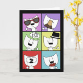 Carte Photo Props Cats (Fleur jaune)