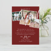 Carte PHOTO Réception de la fête d'annonce de notre mari (Debout devant)