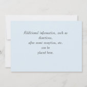 Carte photo religieux bleu (Dos)