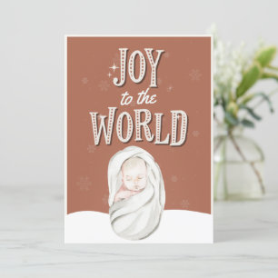 Carte photo religieux de Noël Joyeux