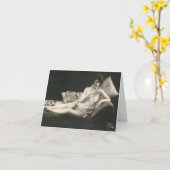 Carte photo Risque français (Fleur jaune)