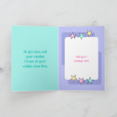 Carte Photo rose violet nièce très spéciale anniversaire (Intérieur)