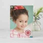 Carte photo Rosh Hashanah timbrée (Debout devant)