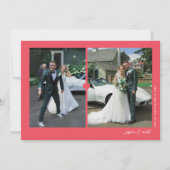 Carte photo Saint-Valentin duo cœur rouge (Devant)