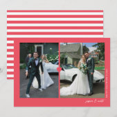 Carte photo Saint-Valentin duo cœur rouge (Devant / Derrière)