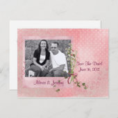 Carte photo "Sauvez la date" (Devant / Derrière)