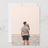 Carte Photo Save Dates Eucalyptus Feuilles de verdure (Dos)
