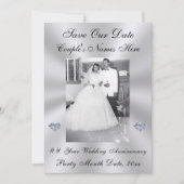 CARTE PHOTO "Save the Date", 60e, 75e ou TOUTE ANN (Devant)