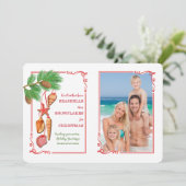 Carte photo Seashell Christmas (Debout devant)