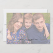 Carte Photo Serez-vous mon garçon d'honneur Navy Heart (Dos)