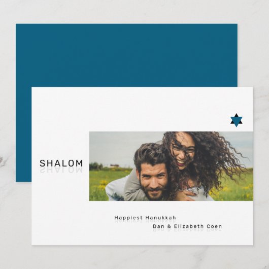 Carte photo Shalom Shalom (Devant / Derrière)