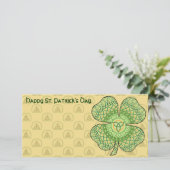 Carte photo Shamrock celte (Debout devant)