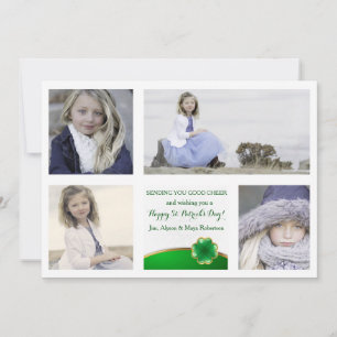Carte photo Shamrock Gold Lined