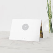 Carte photo simple de vacances de manuscrit de (Dos)