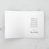 Carte Photo simple moderne Accueil d'anniversaire (Intérieur)