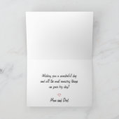 Carte Photo simple moderne Accueil d'anniversaire (Intérieur)