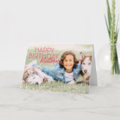 Carte Photo simple moderne Accueil d'anniversaire (Devant)