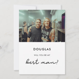 Carte photo Simple Veux-tu être mon témoin