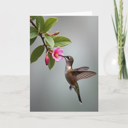 Carte photo Soft Haze Bird (Devant)