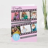 Photo souvenir en bande de film pour les 18 ans de