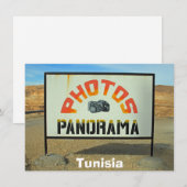 Carte photo-stop Tunisie (Devant / Derrière)