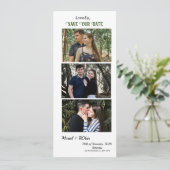 Carte Photo Strip Save the Date (Debout devant)