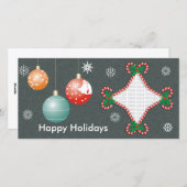 Carte photo sucre de canne (Devant / Derrière)