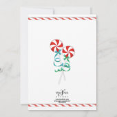 Carte photo sucré Noël (Dos)