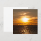 Carte photo Sunset Seascape (Devant / Derrière)