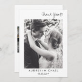 Carte Photo Thank You (Devant / Derrière)