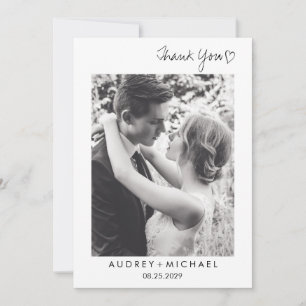 Carte Photo Thank You