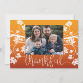 Carte Photo Thanksgiving (Devant)