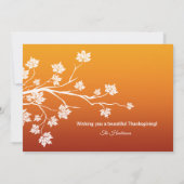 Carte Photo Thanksgiving (Dos)