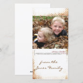 carte photo thanksgiving (Devant / Derrière)